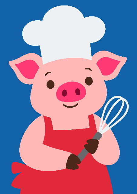 Chef varken — schilderen op nummer
