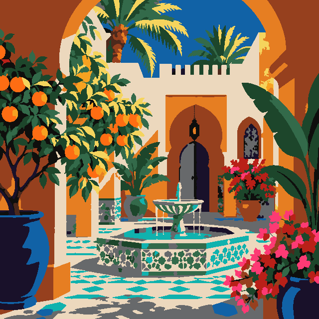 Kleuren van Marrakech